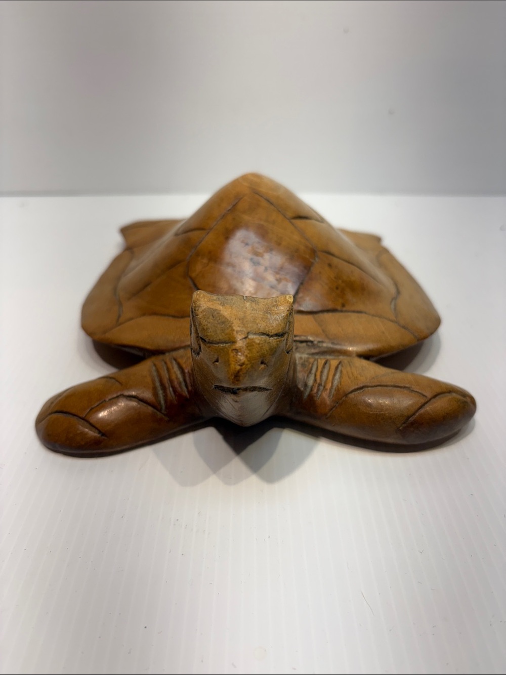 Handcrafted Brown Turtle Reptile Decor - Made in Cuba